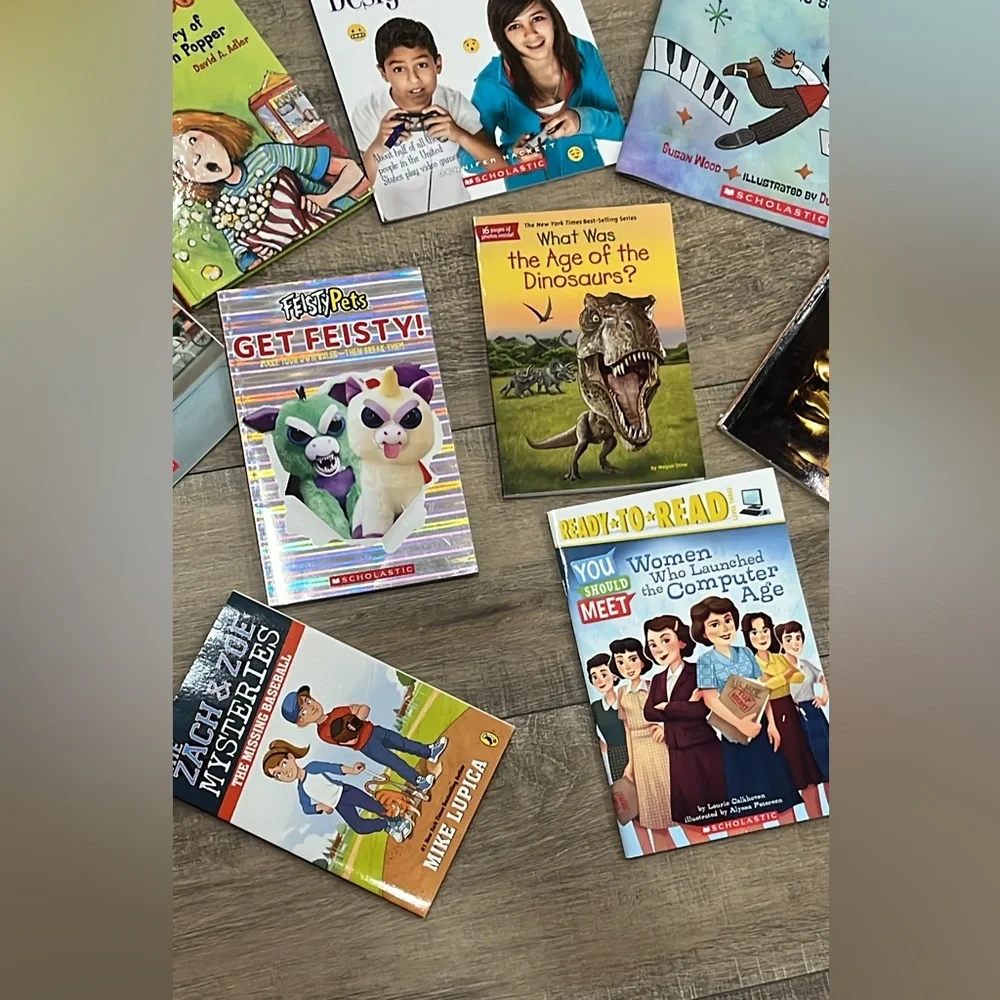 Children’s Books -Scholastic, Feisty Pets  Zac & Zoe & More…. ~ Retired